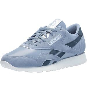 Reebok Men's Classic Nylon Sneaker, Vintage Blue/East Coast Blue/Chalk, Size 9